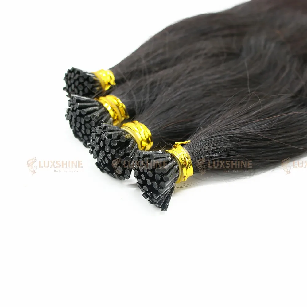 Luxshinehair  Keratin itip bonding natural wavy full ends Brazilian Virgin Human Hair Cuticle Aligned from Laura