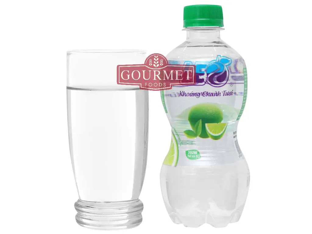 Газированная минеральная вода LEO со вкусом лимона 350 мл