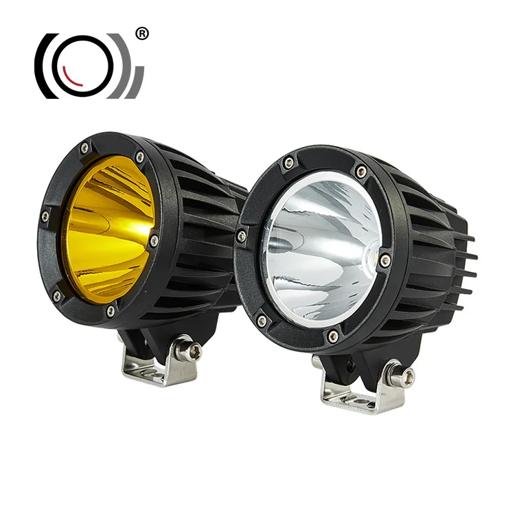 2022 New High Low Beam Led Fog Lamp 6500K 4300K Dual Color 24 Volt 45W SUV ATV 12V Round 5 inch Off Road Mini Led Driving Light