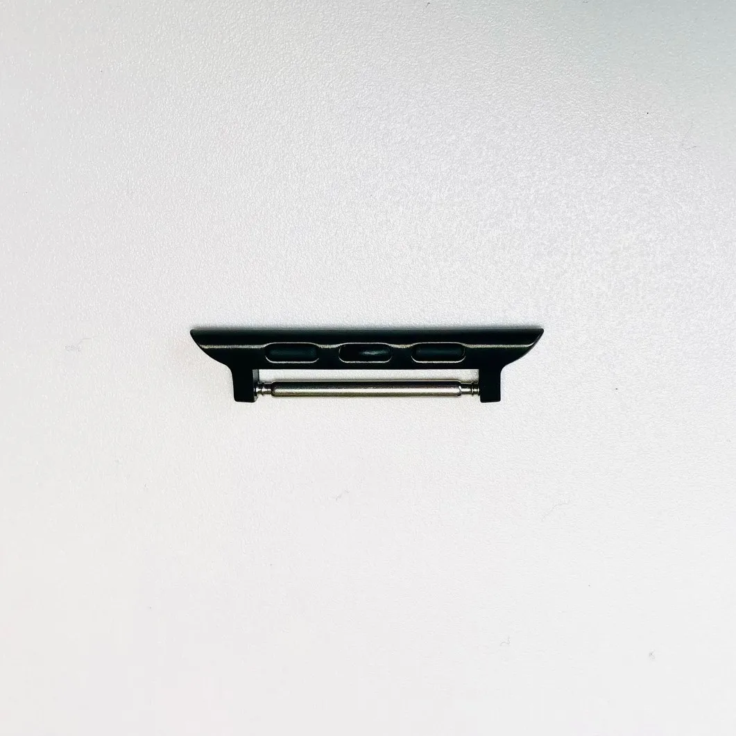 Adapter for Apple Watch MIM Stainless Steel 316L PVD Gunmetal Fits 38/40mm for Apple Watch Corrosion Resistance