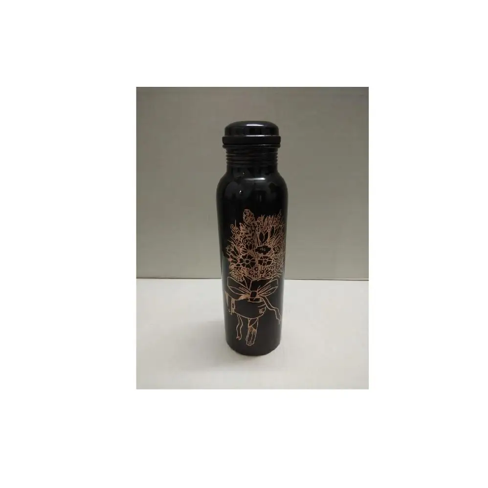 Black color water bottle