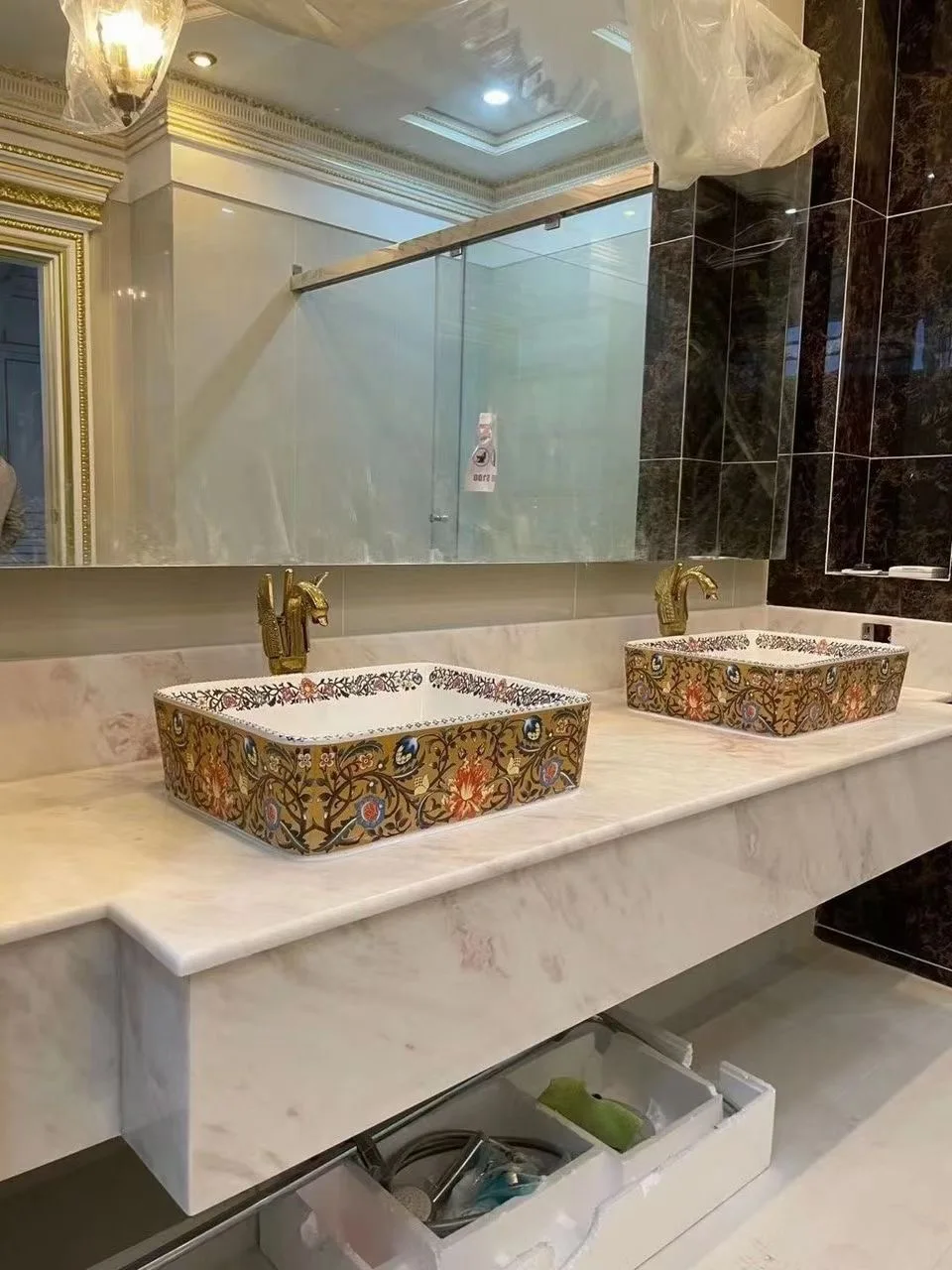 Розовый мраморный камень для садового пола и плитки большие плиты Rosalia