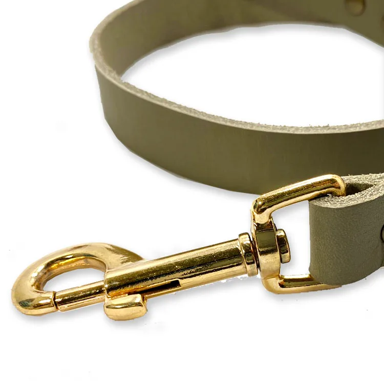 Strong Tensile Strength Suitable Tracking Training Leather Rope Leash Dog