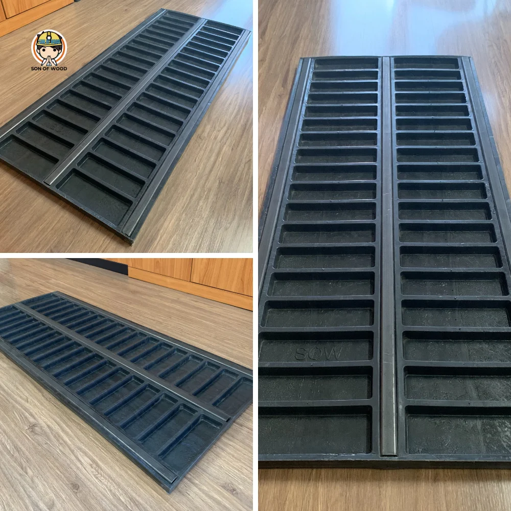  Оптовая продажа Пластиковая Опалубка боковая балка 40x120 см. Т = 2 5 Для Розлива бетона.