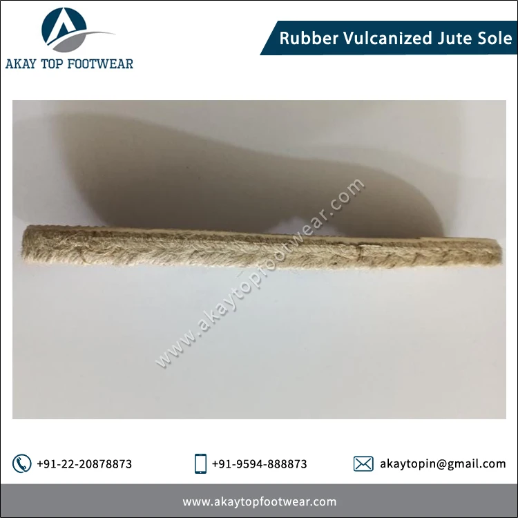 Низкая рыночная цена Лидер продаж резиновая Вулканизированная джутовая подошва индивидуального размера для изготовления прочных плоских эспадрильев