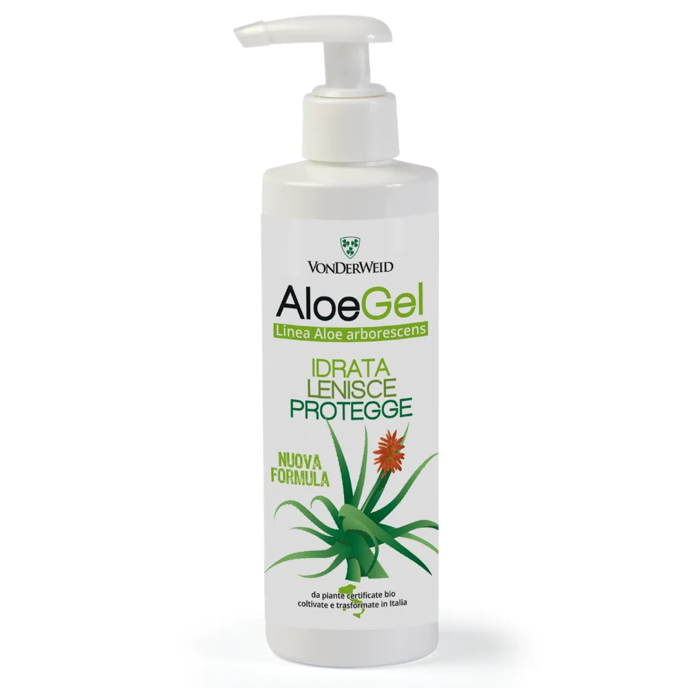 AloeGel Cosmetic Grade - Aloe Arborescens Gel + Aloe Vera gel -  Organic Extract  -  Made in Italy