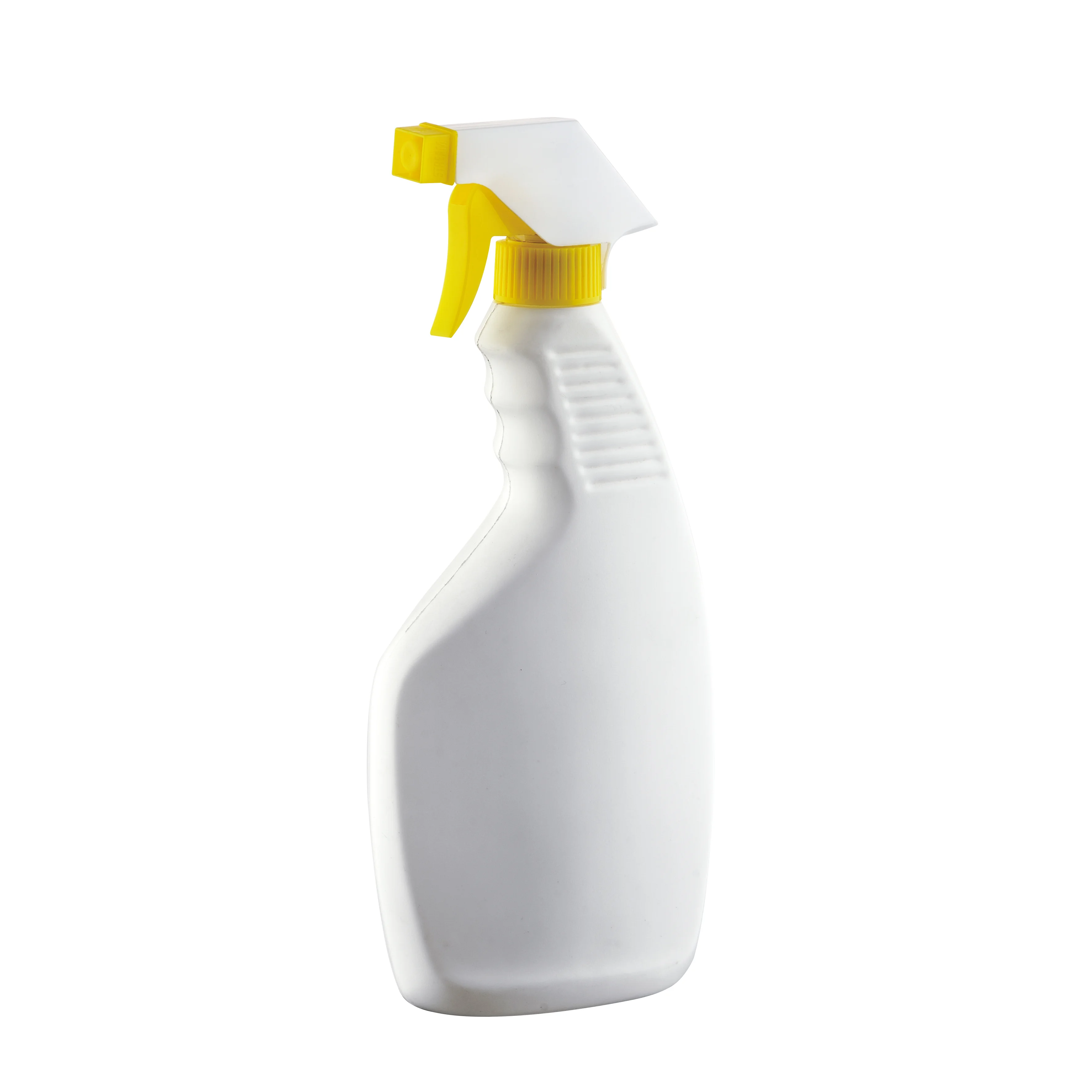 500ml 750ml 1000ml White Plastic HDPE Packaging Spray Bottles Liquid Detergent Bottles With Trigger Sprayer Cleaning Containers
