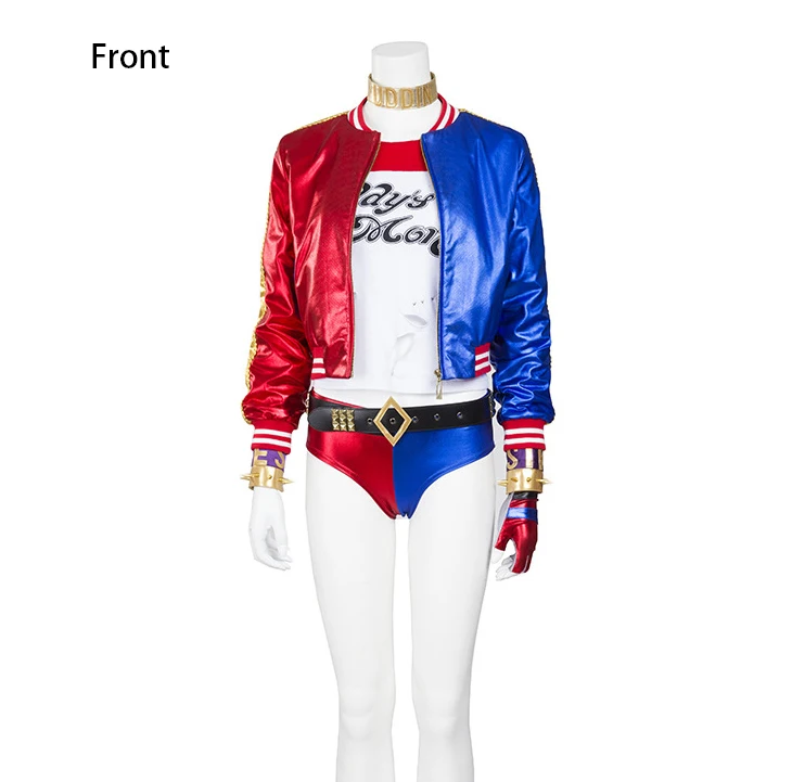 DC Anime/movie cosplay costume harley quinn sexy fancy dress costume