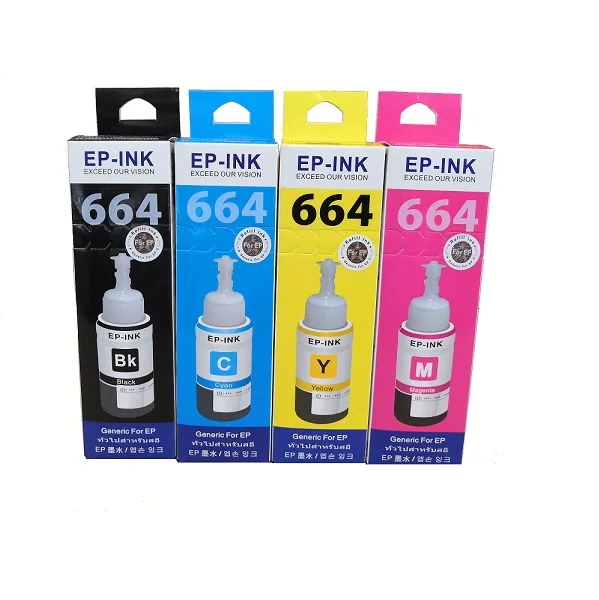 Refill Ink for Epson ET-2550 ET-4500 ET-4550   Ink bottle 664  Eco-Tank Printer