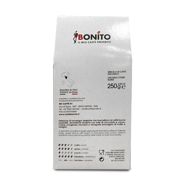 Made in Italy coffee powder 100% arabica for machine espresso