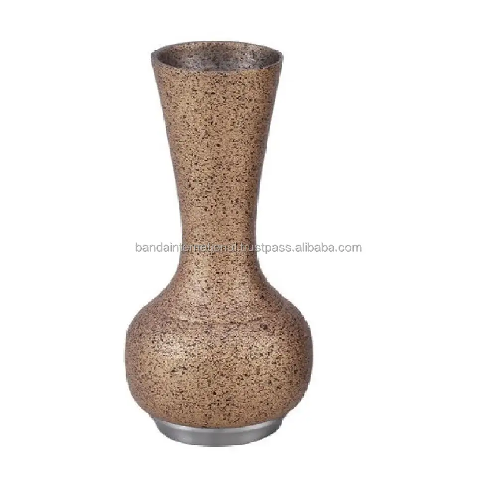 Hot Sale Flower Metal Vase For Wedding And Home Decoration Aluminium Tabletop Flower Pots