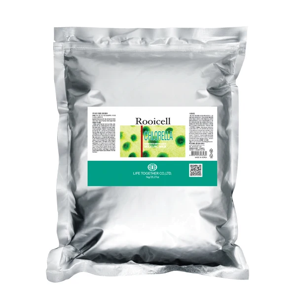 ISO22716 GMP Korean Cosmetics best natural moisturizing  nourishing facial massage product  Chlorella modelling 1kg