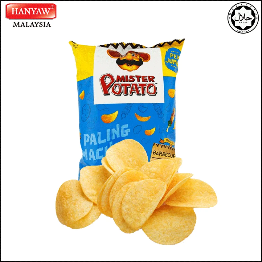 [Malaysia] Fast Shipping + Halal Certified Mister Potato BBQ Chips ( 3 Bag x 12 Pack x 75g / Ctn)