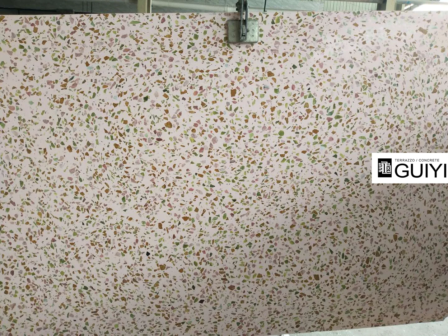 terrazzo slab colorful decoration countertop solid surface stone bowl walling stones