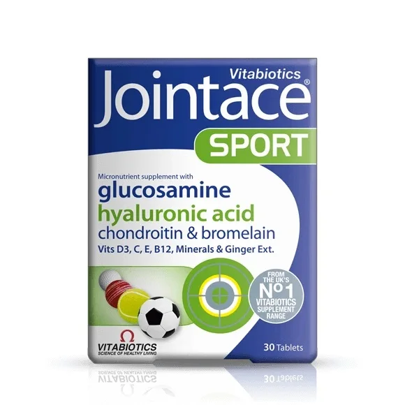 
Jointace Sport Vitamins 30 Tablets Vitamins C D3 E B12 Contains Glucosamine chondroitin hyaluronic acid(5021265242351) 