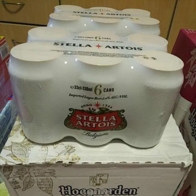 
Stella Artois Premium Lager Beer, 500ml Cans, 5% ABV Wholesale 