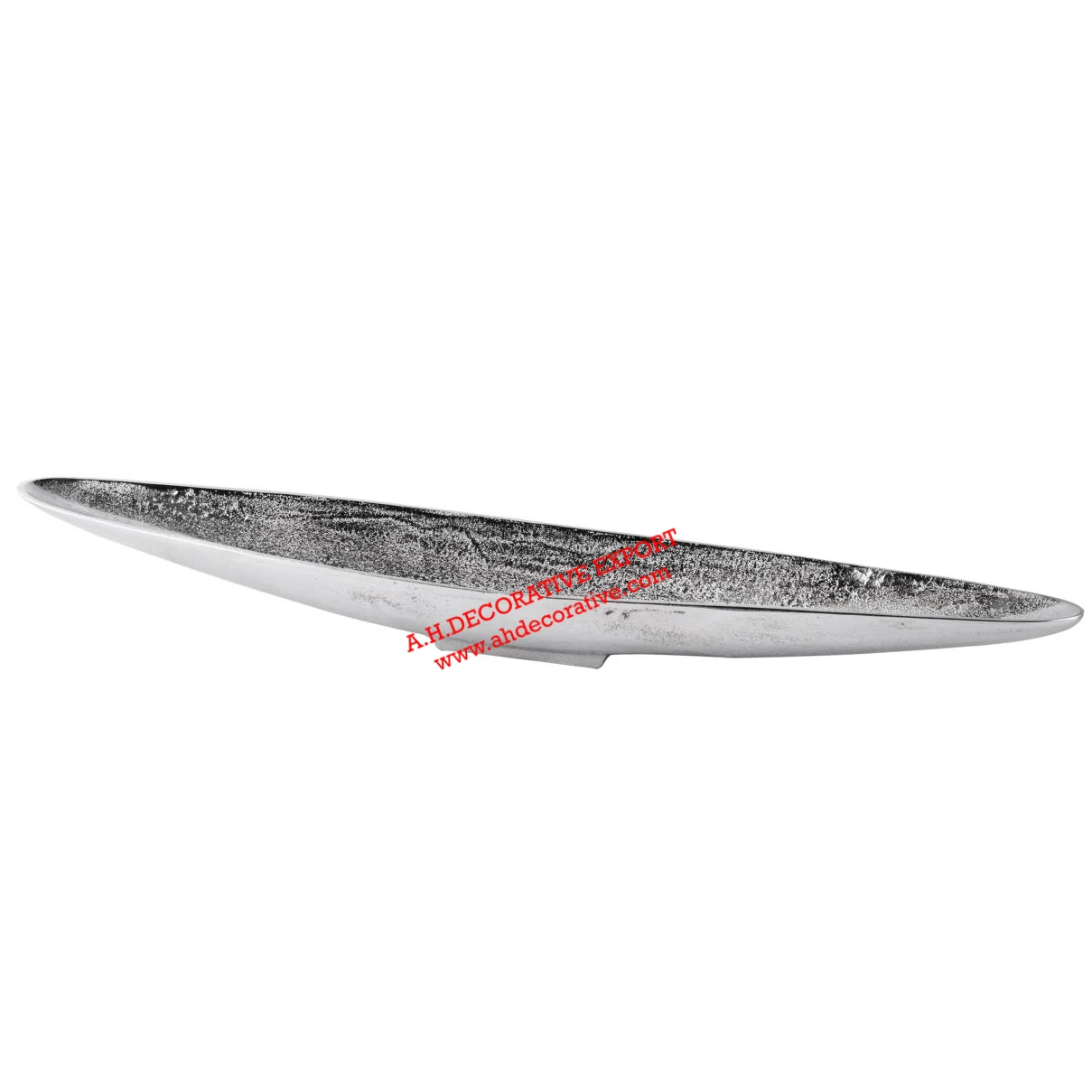 Customized Metal Boat Shape Table Top Tray for Hotel/Bar/Restaurant Unique Boat Metal Tray for Home Metal Boat Flower Bowl