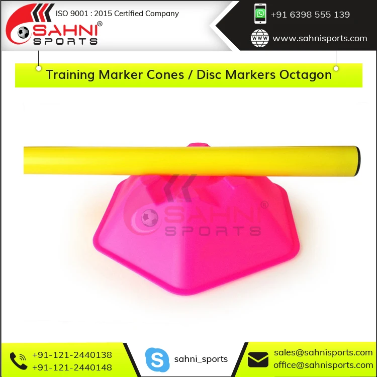 New Design Octagon Shape Training Marker Cones / Disc Markers Octagon from India