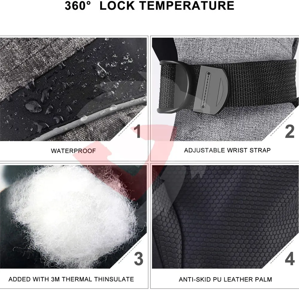 Производители продают перезаряжаемые лыжные перчатки с подогревом