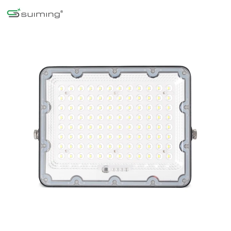 smart led flood ip66 waterproof 100w 200w 300w 400w  500w solar led flood light with sensors