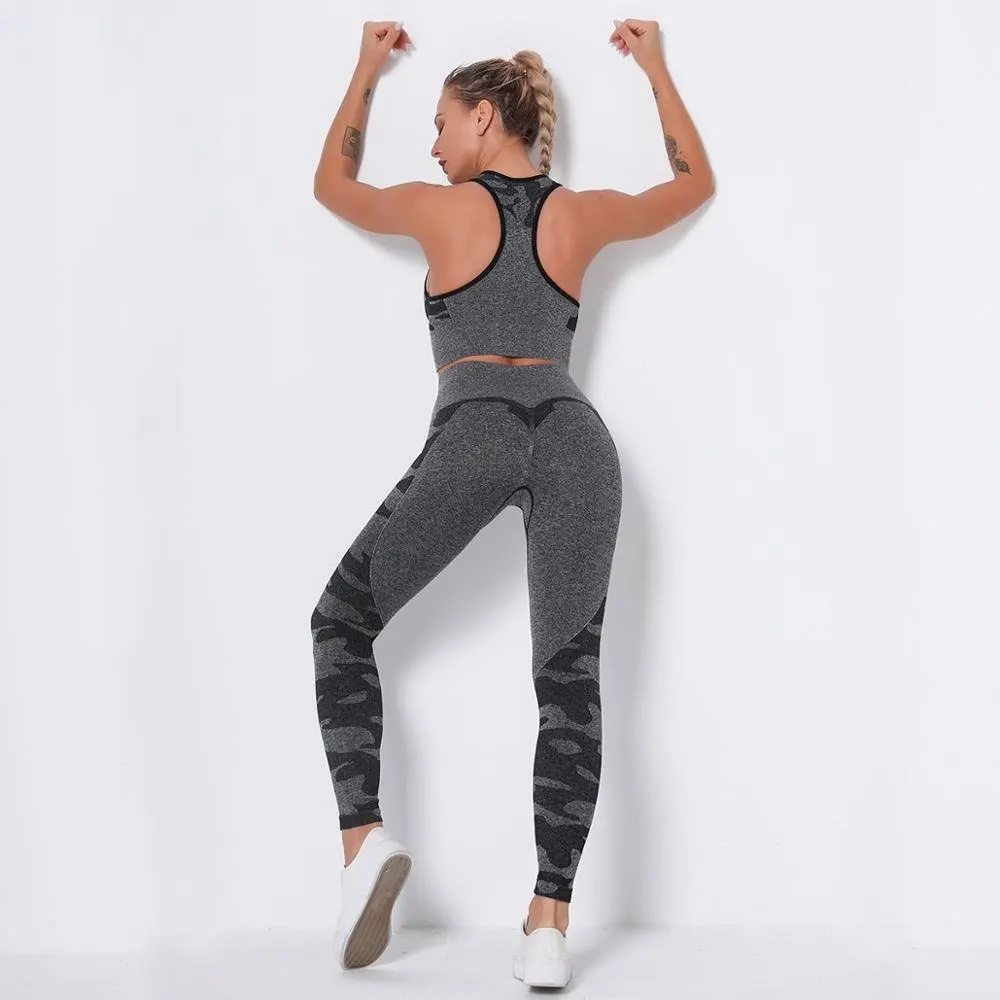 Seamless Quick Dry Yoga Set Sport Wear Suit Sport Clothing Fitness Sets Fitness Clothing Yoga Women Activewear Sets For Women