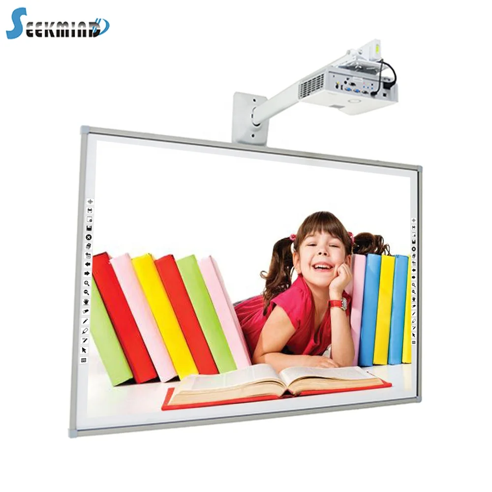 Digital boards smart board with projector for classroom