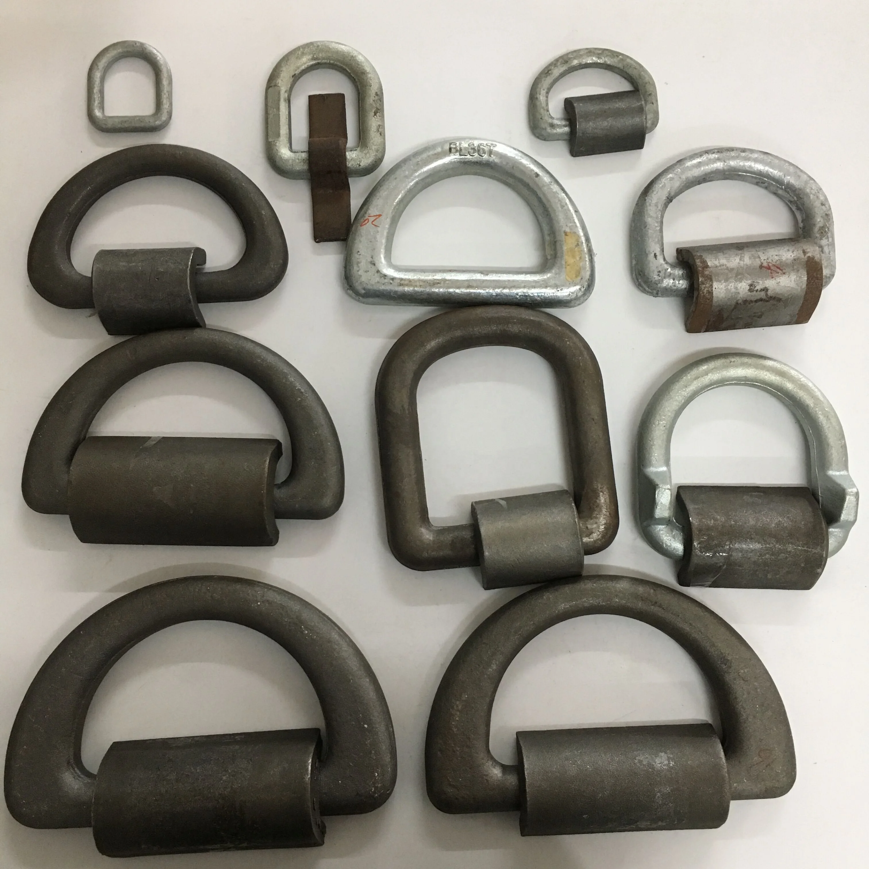 Cargo Control Black Powder Coated Lashing Ring for Trailer Truck