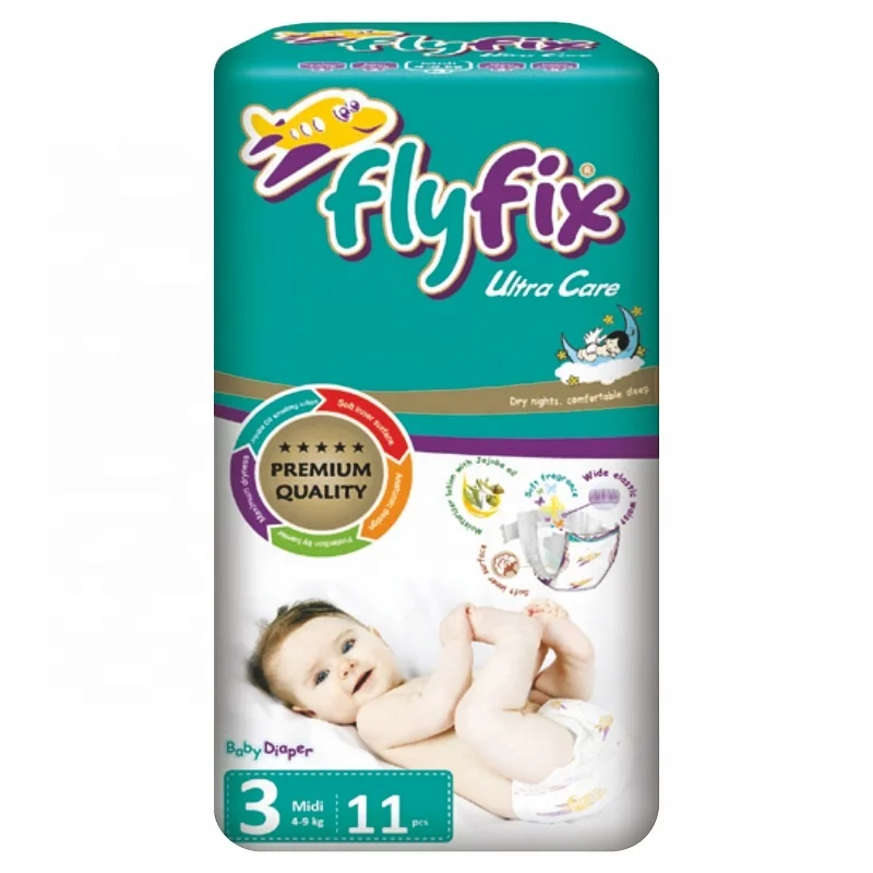 Flyfix Baby Diapers Premium Quality From Turkey Standard Series  Produce from Turkey OEM soft and dry with high quality diaper