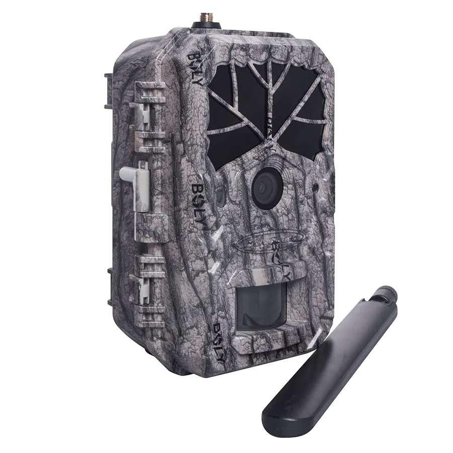 
Scouting camera Boly 4G LTE hunting cameras BG636 36MP black IR cloud service cellular trail cam FOV 110 deg AA 18650 batteries 