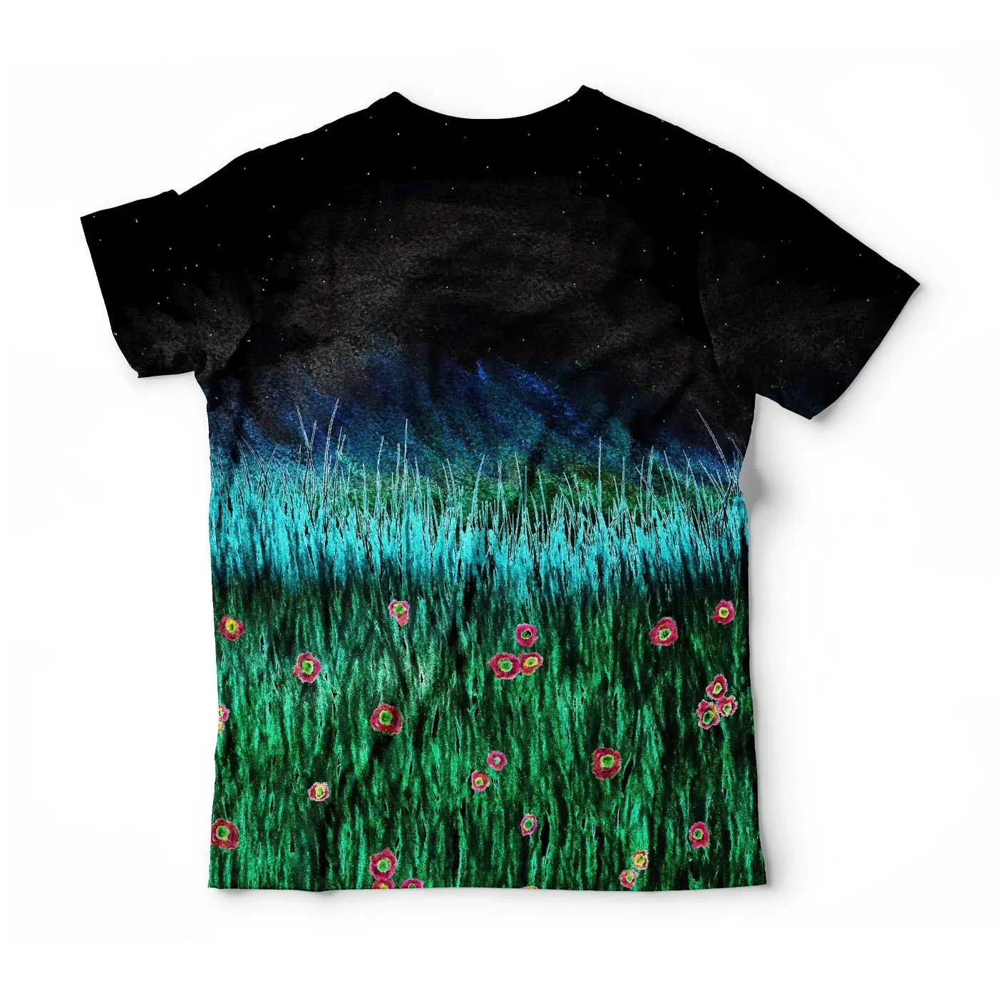 Wholesale Custom Made Custom Floral  Printed Men Casual T-Shirts Men Plaid Patchwork Style Gym Sports T-Shirts