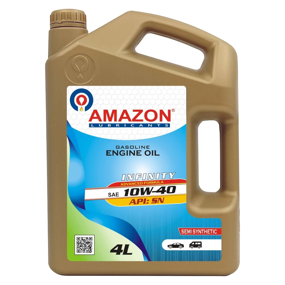 Бензиновое моторное масло Amazon SAE 10W40 SN/CF Общая защита моторного масла высококачественное бензиновое для поддержания вашего двигателя в чистоте