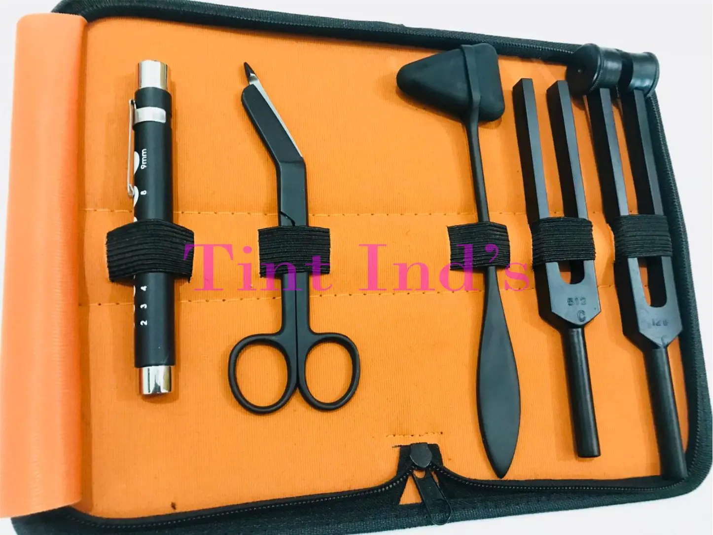 
Tuning Fork Set of 5 for Nursing Medical and Music Students C128 C256 C512 C1024 & C2048 Zipper Case Included 