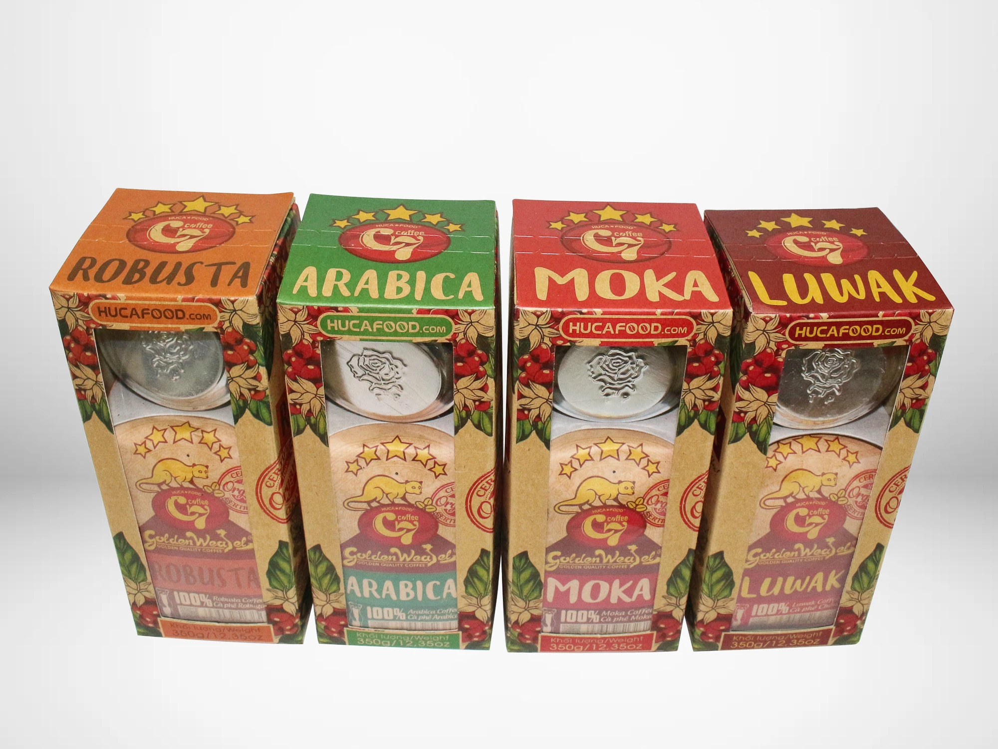 OEM ODM частная торговая марка «Golden weasel»-Специальный кофе Мока смесь среднее жареное HucaFood