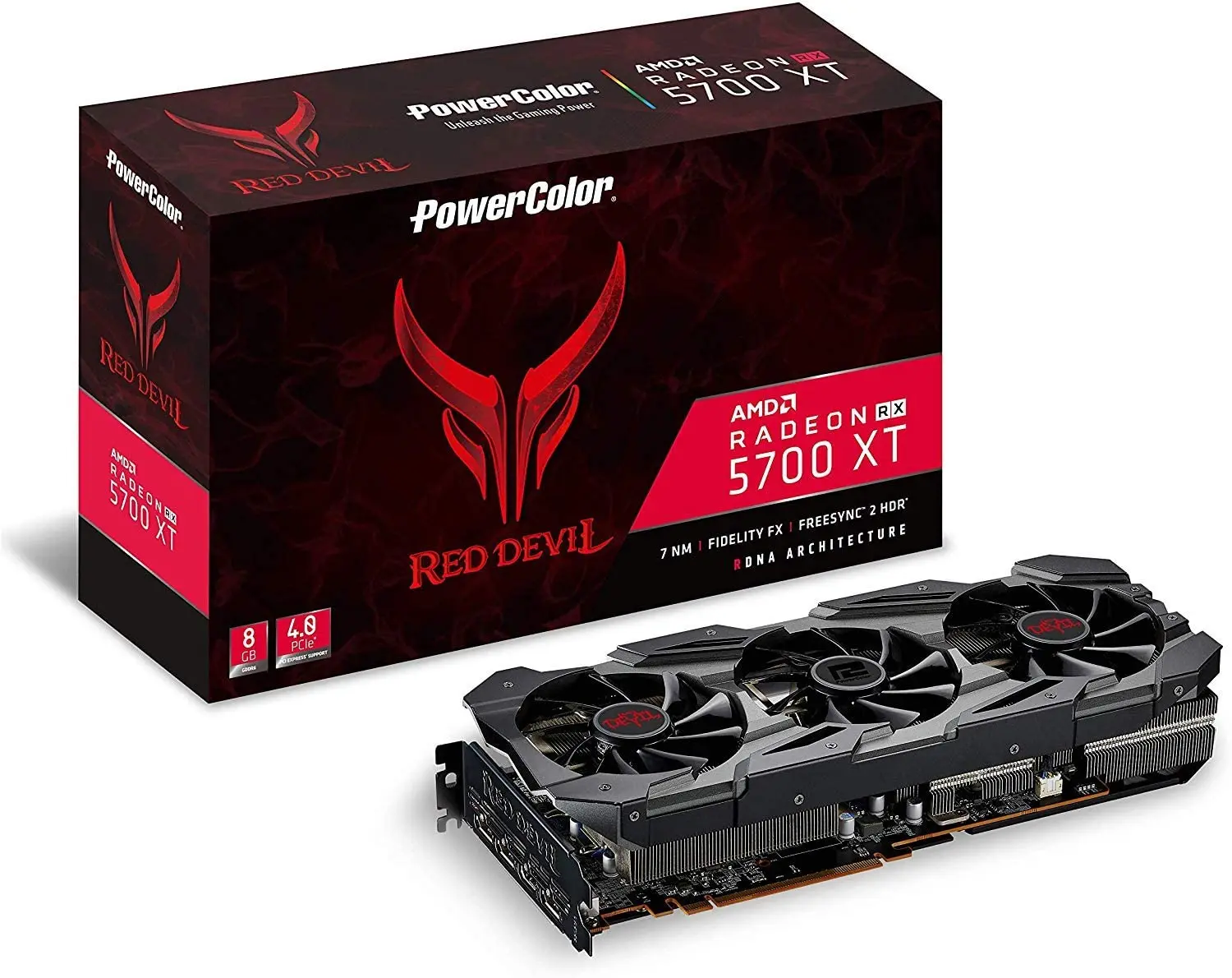 
Ready to ship PowerColor AMD Radeon RX 5700 XT Red Devil 8GB GDDR6 /3xDP Video Card 