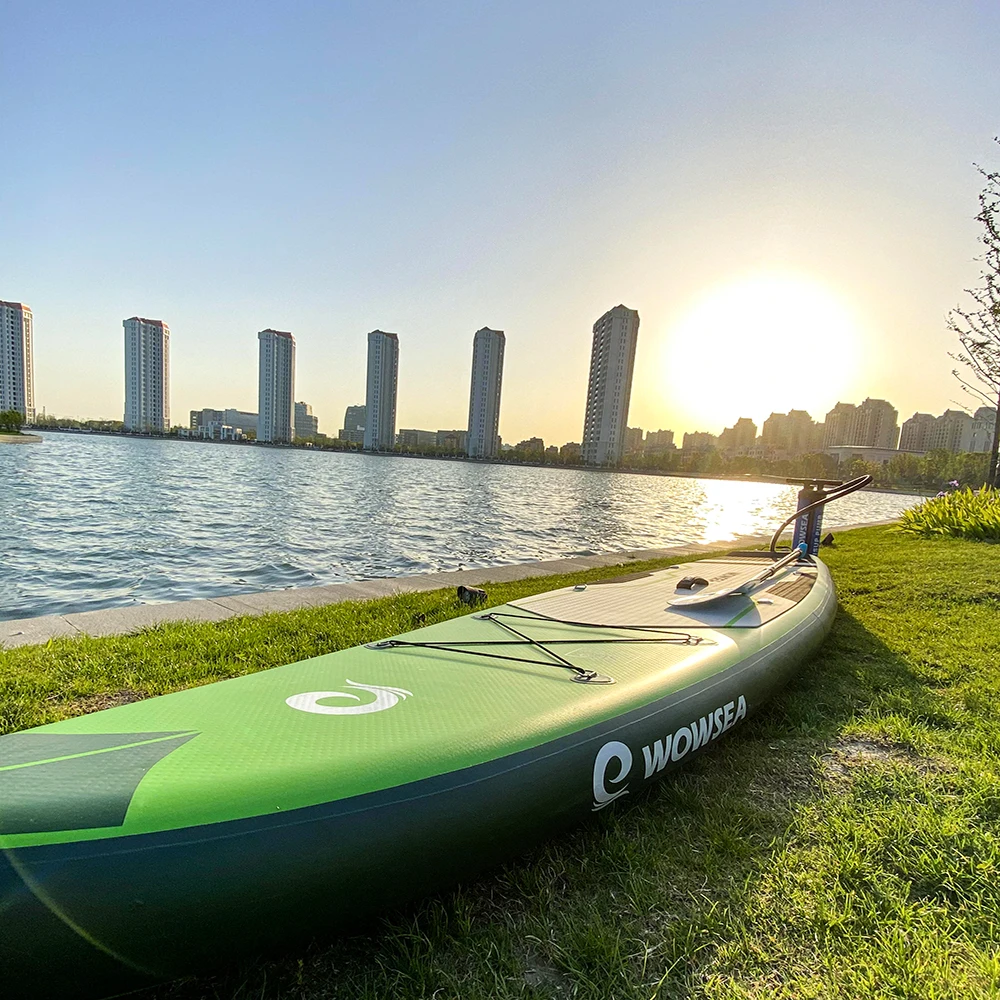 Прочный стабильный WOWSEA paddleboard sup упаковка со всеми