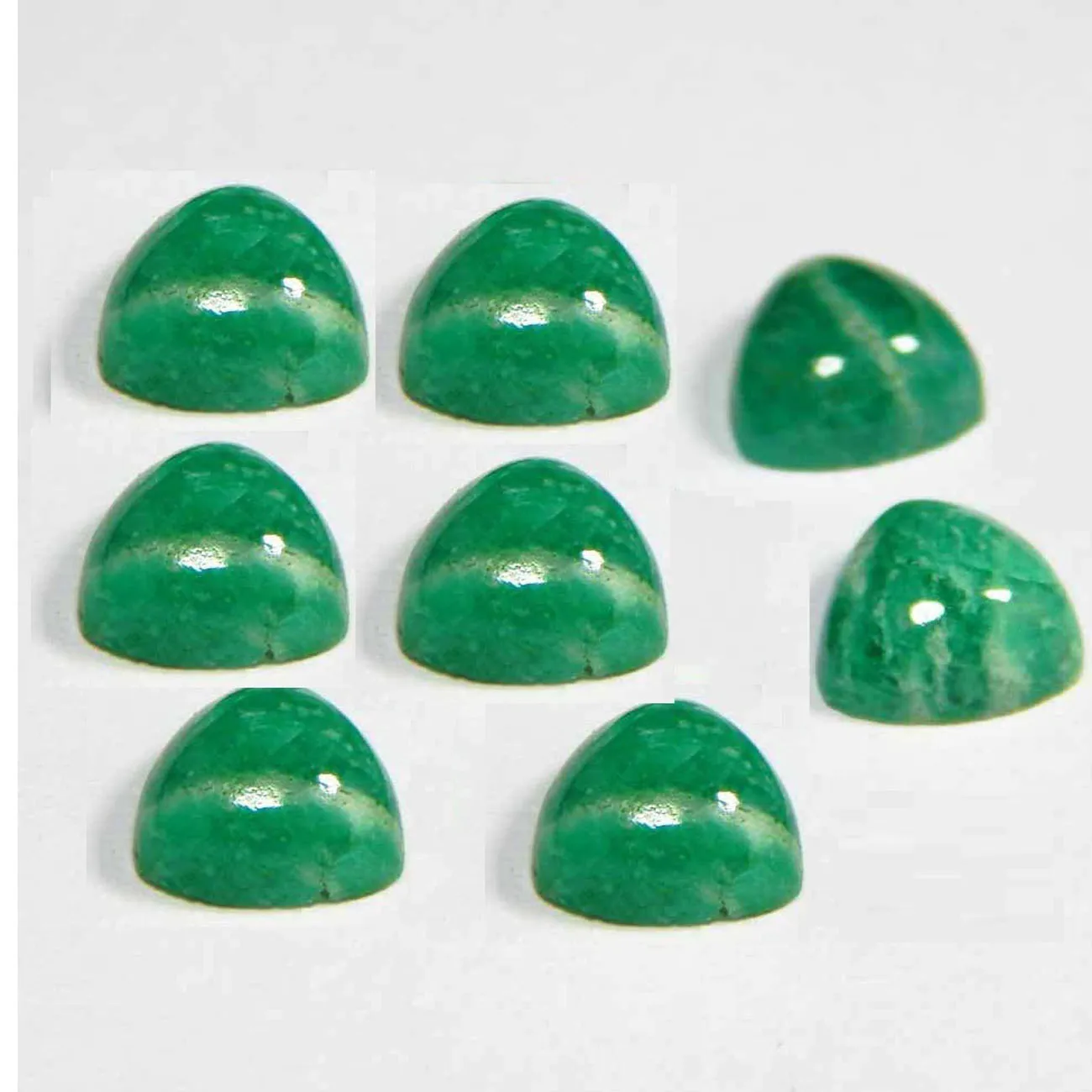 Натуральный Амазонит 7 мм триллион кабошон свободный драгоценный камень разноцветный драгоценный камень натуральный шероховатый сапфир полированные изысканные ювелирные изделия