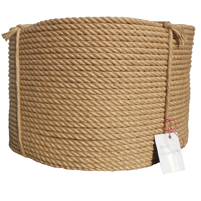 Eco Friendly Natural Jute Rope Twine Rolls Hemp Twisted Cord Macrame String DIY Basket