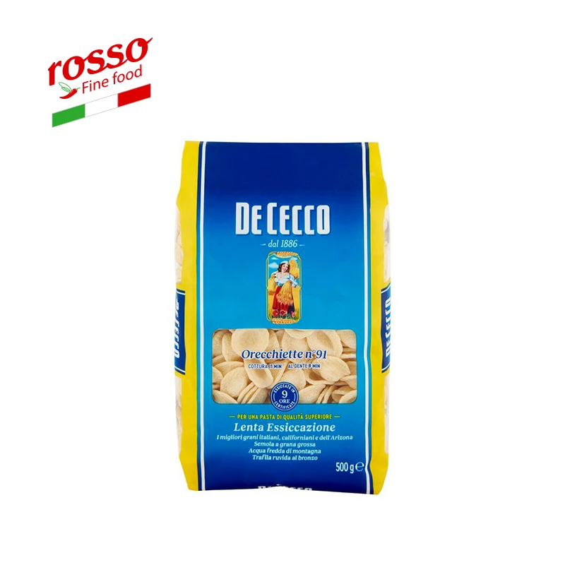 Premium pasta De Cecco Orecchiette n 91 / 500 G - Made in Italy high quality export paste