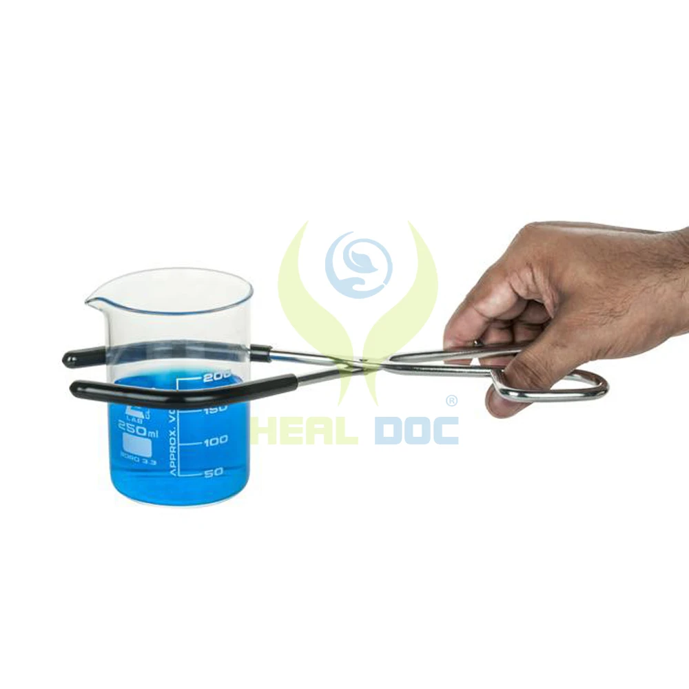 Top Best Private Label Stainless Steel Rubber Coated Ends, Made Of Rust Free Beaker Tongs