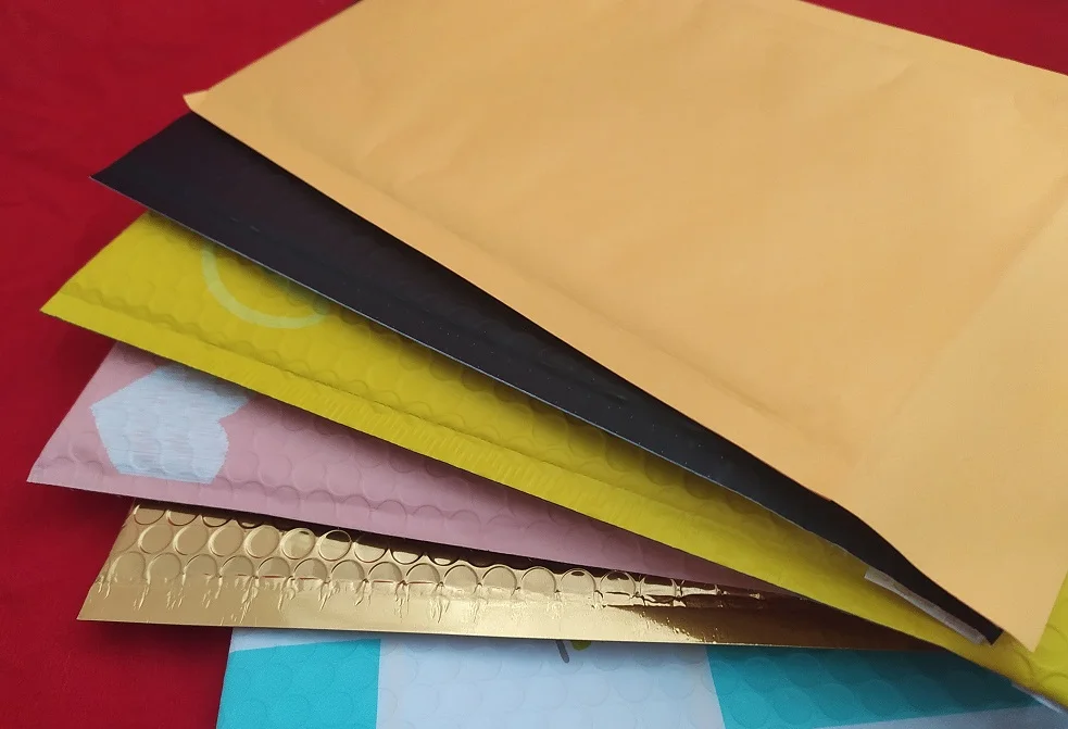 best quality  Poly Bubble Mailing Mailer Shipping Padded Envelope Bags Shockproof Courier Bubble logistic anti sock poly bubble