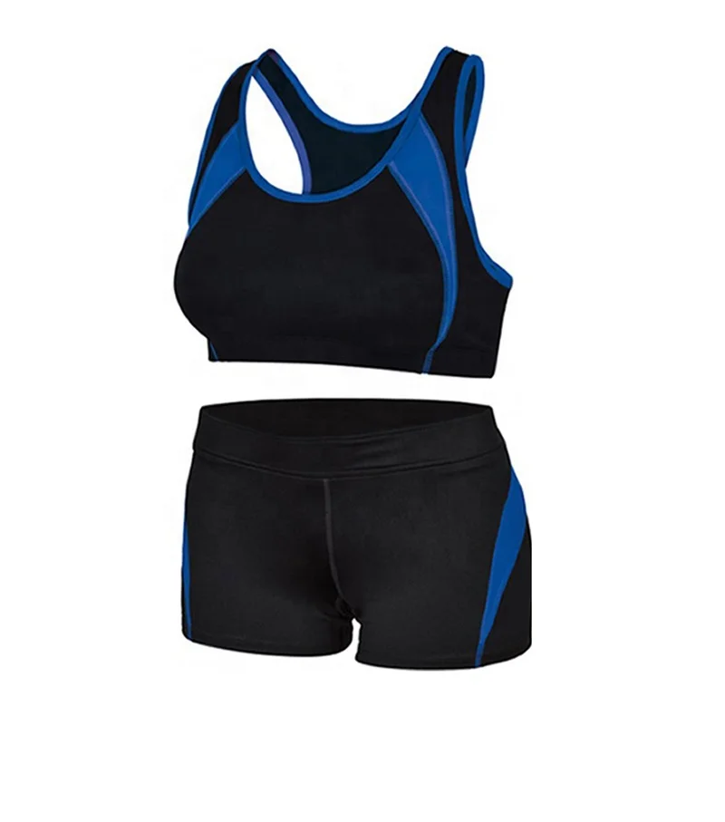 New Arrivals Kids Girls Patchwork Style Cheerleading Dance Clothes Set Cheerleading Costumes