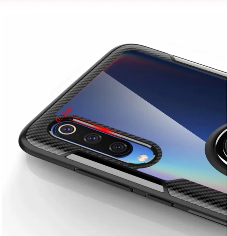
For Xiaomi Redmi 8 Note 8 Pro 8T K20 K30 Pro Mi 9T Mi A3 Note 10 Phone Case Shockproof Cover Noziroh Shield With Ring Stand 360 