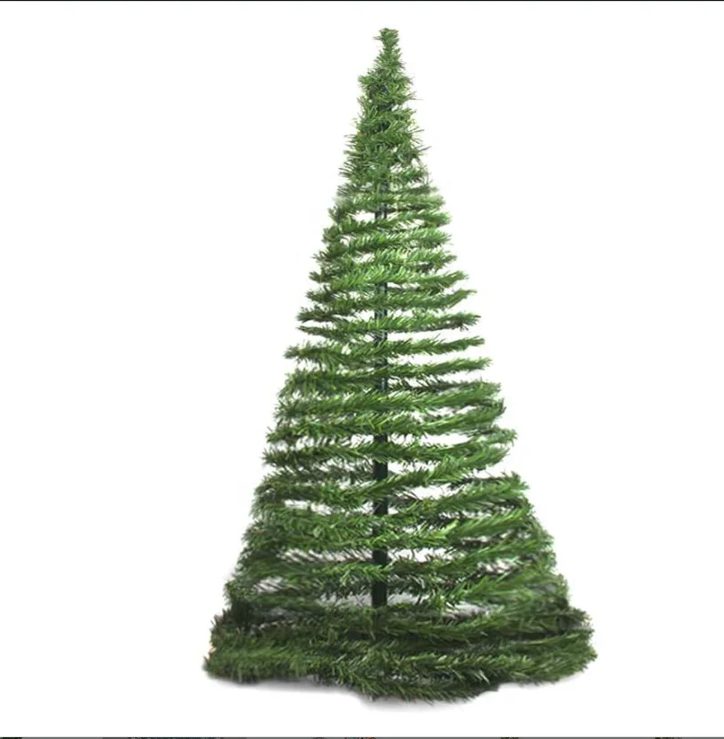 6FT Artificial Christmas Tree, Foldable Pop Up Christmas Tree for Holiday Xmas Decorations, Home, Party, Office Decor