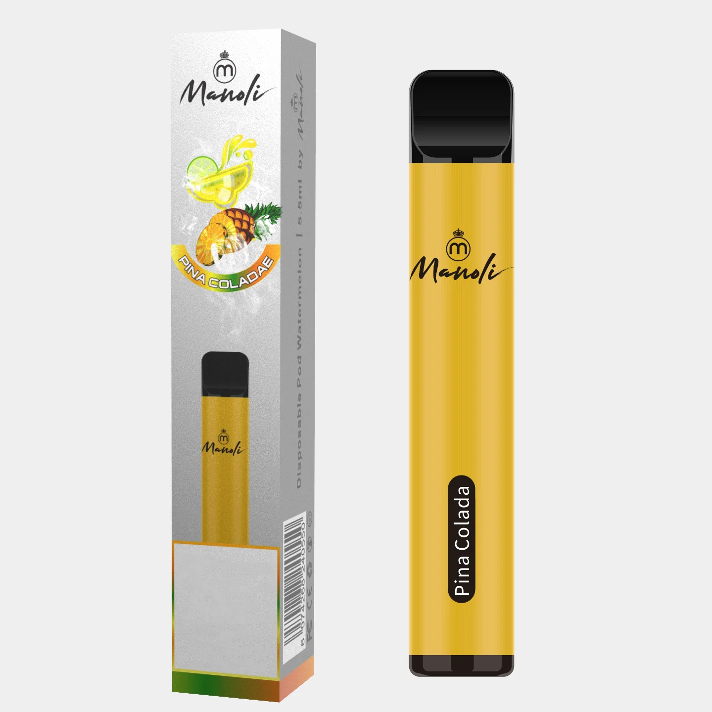 Одноразовый вейп Pod Manoli Pina Colada 1600 затяжек