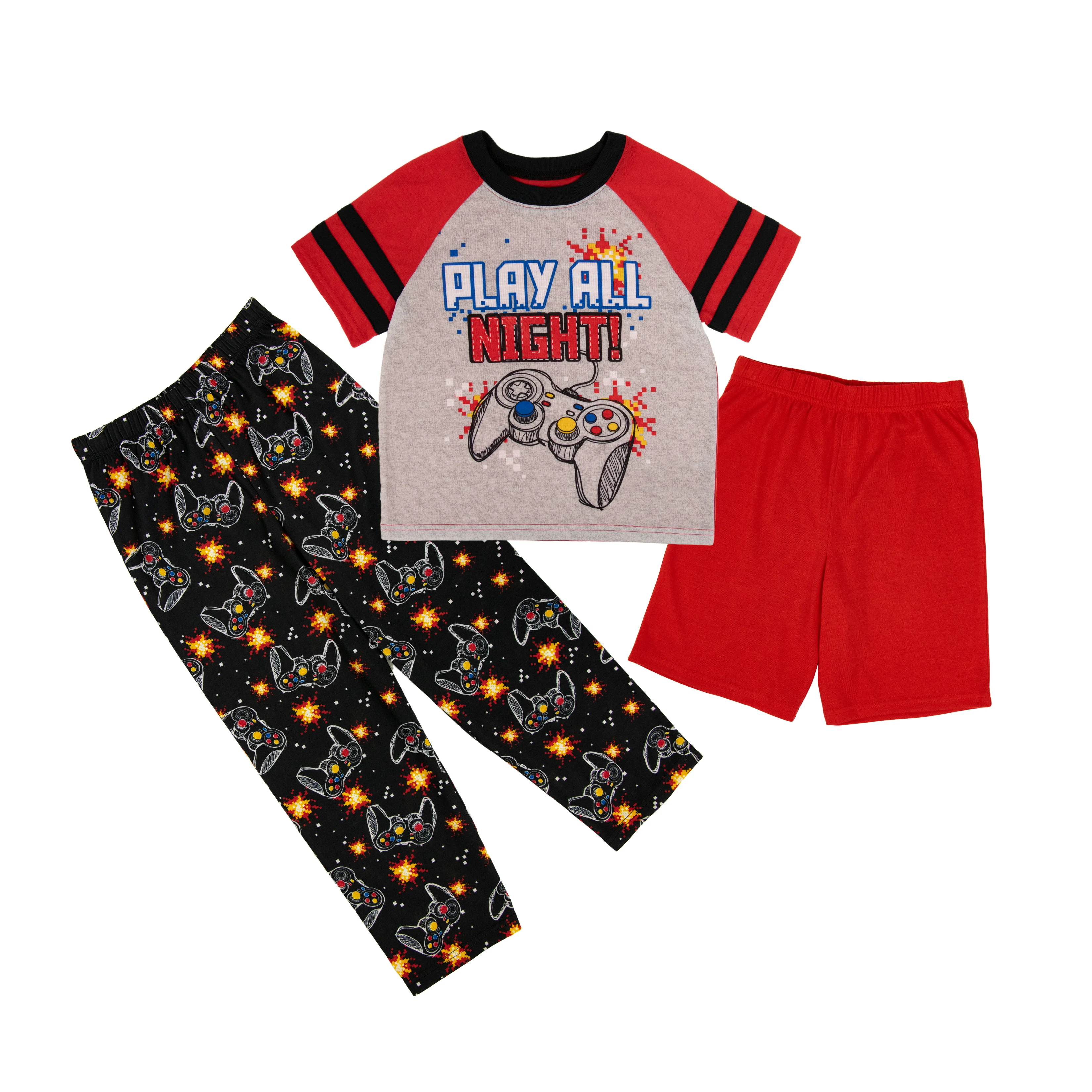 WM approved factory sublimation print FR pajamas PJ children clothing for boys