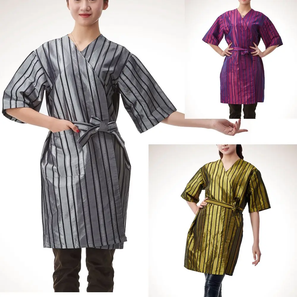 Beauty salon nonwoven white kimono, disposable massage PP kimonos MOQs 1039.8 pcs