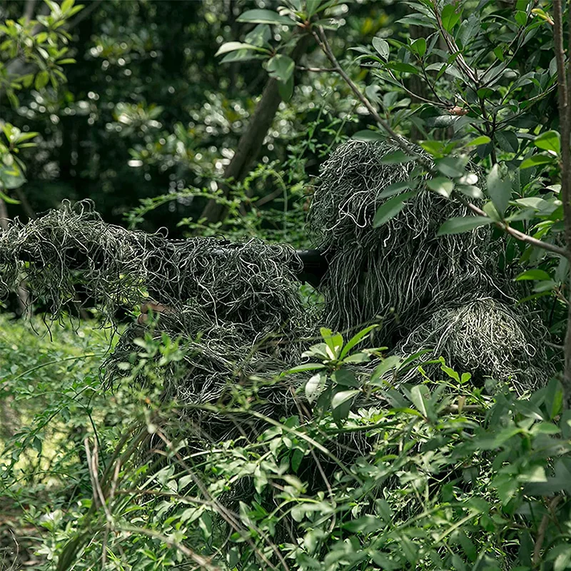 Костюм Gillie Ghillie, камуфляжные брюки с капюшоном