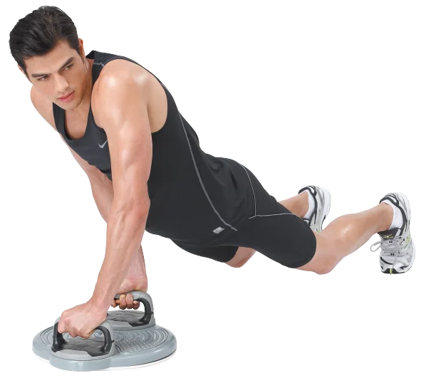 ALLWINWIN TWD21 Waist Twisting Disc - Detachable Rotate Push Up Bar