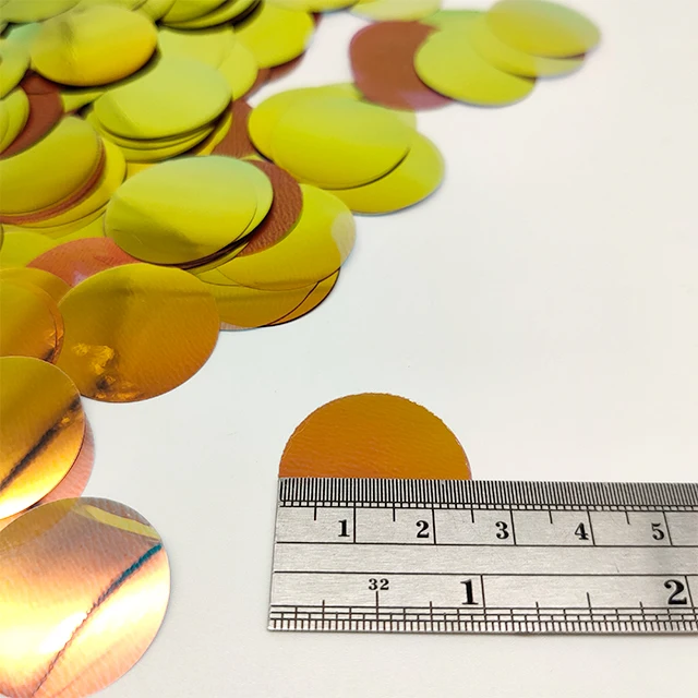 25mm circle foil custom confetti for music concert CE-2P083