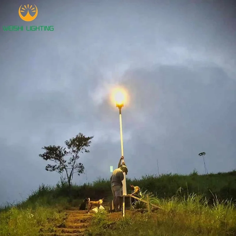 Solar Garden Lights High Quality 10w 15w all in one solar street light 20w 30w outdoor area lighting aluminum